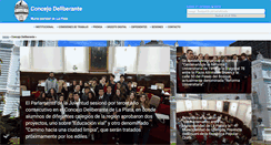 Desktop Screenshot of concejodeliberante.laplata.gov.ar