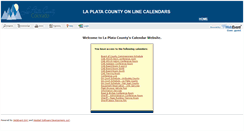 Desktop Screenshot of calendar.laplata.co.us