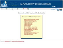 Tablet Screenshot of calendar.laplata.co.us