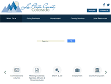 Tablet Screenshot of co.laplata.co.us