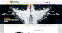 Desktop Screenshot of cultura.laplata.gov.ar